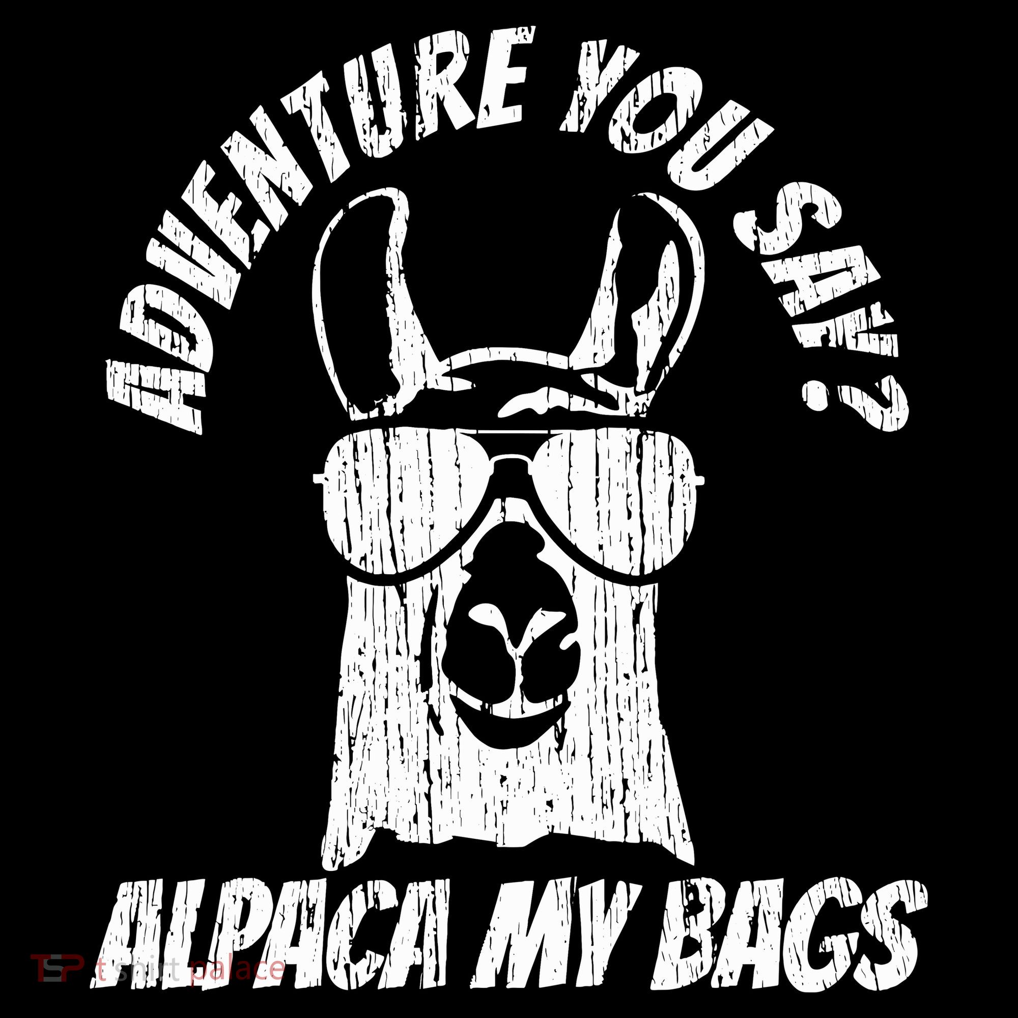 Adventure Alpaca My Bags Toddler Hoodie