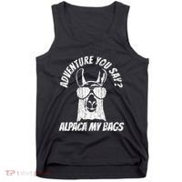 Adventure Alpaca My Bags Tank Top thumb 0