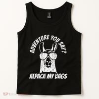 Adventure Alpaca My Bags Tank Top thumb 2