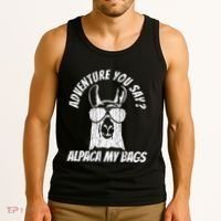 Adventure Alpaca My Bags Tank Top thumb 3