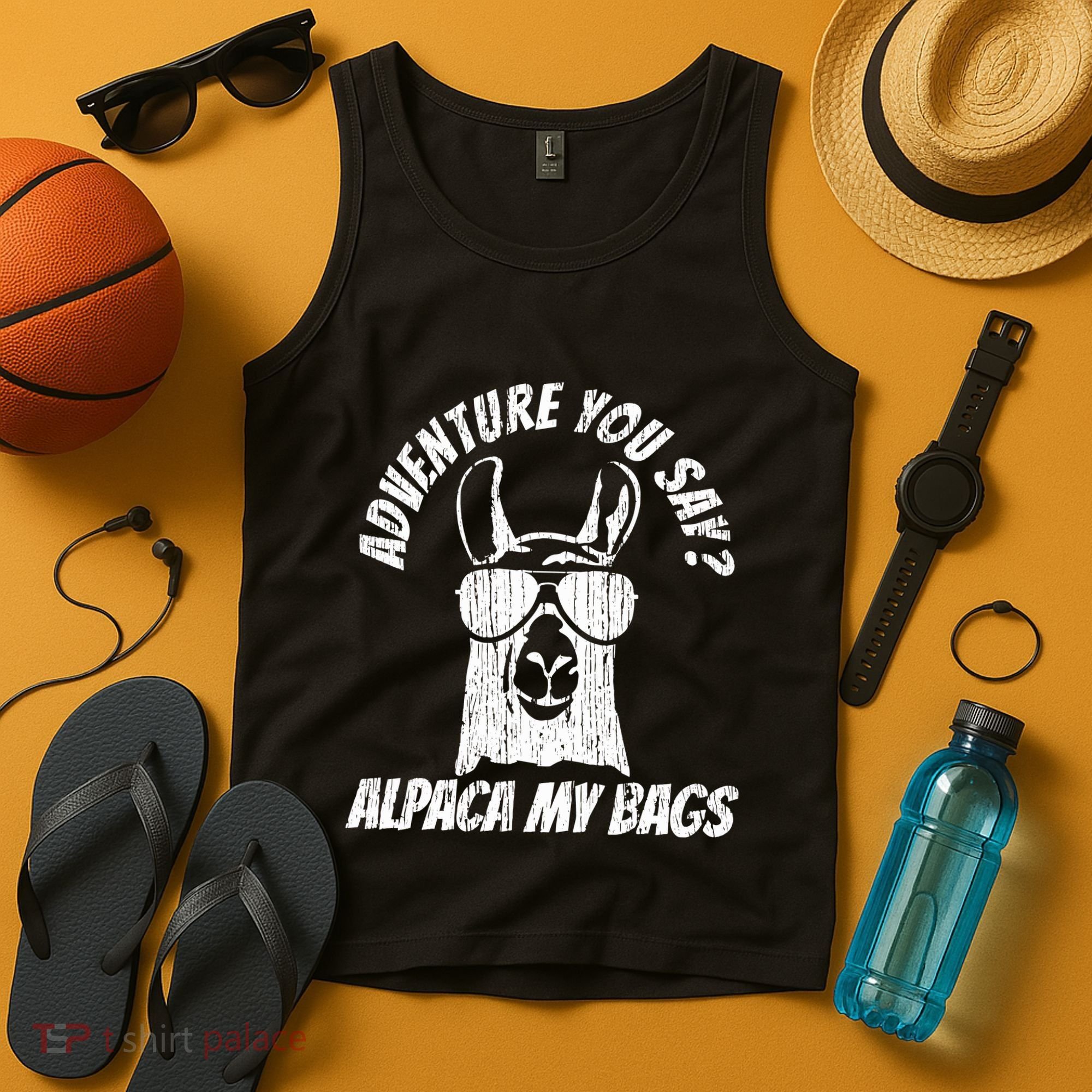 Adventure Alpaca My Bags Tank Top