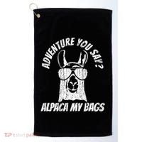 Adventure Alpaca My Bags Golf Towel thumb 0