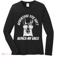 Adventure Alpaca My Bags Women's Long Sleeve Shirt thumb 0