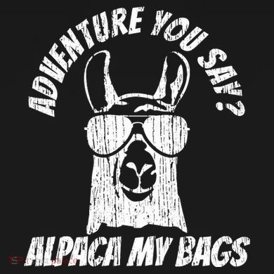 Adventure Alpaca My Bags Women's T-Shirt