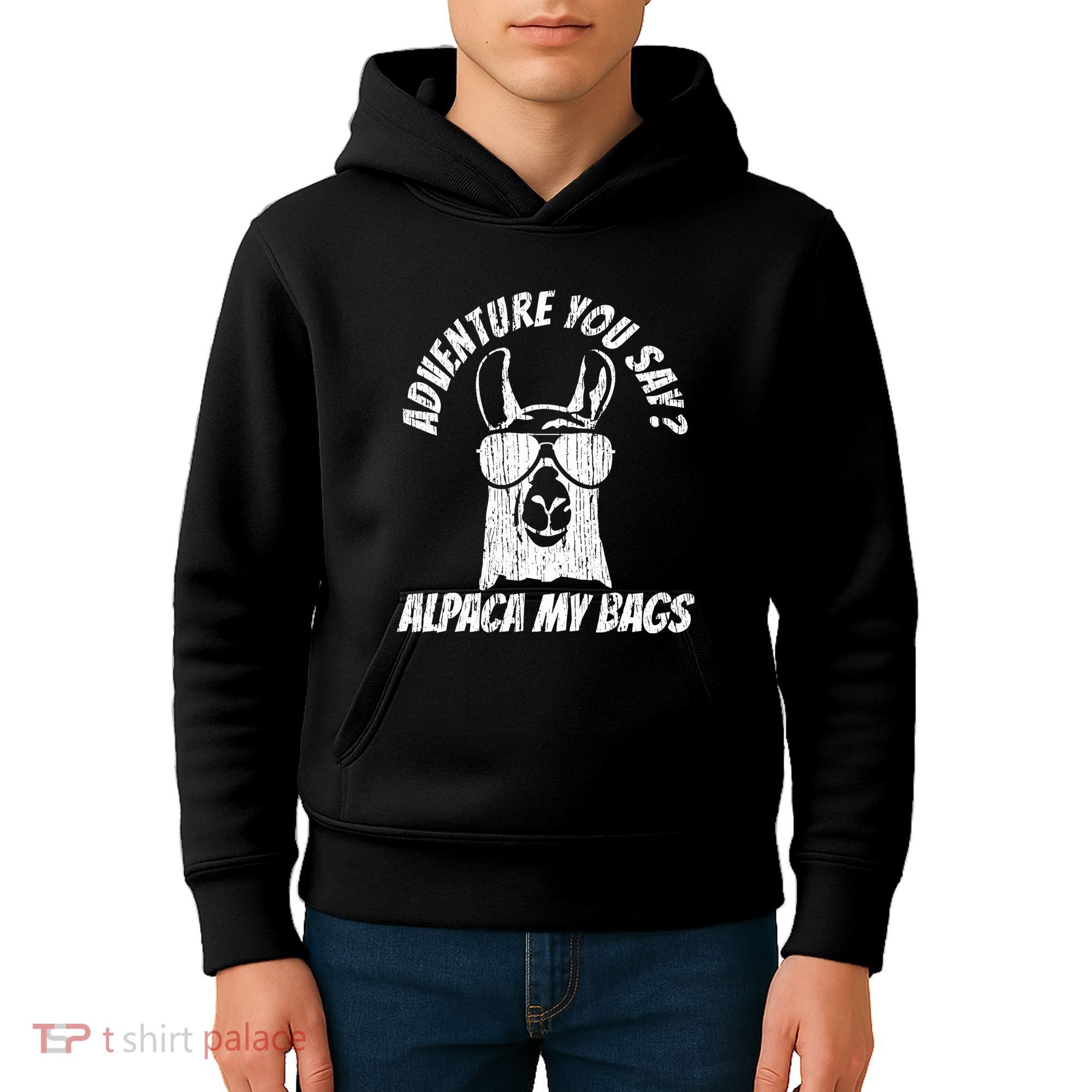 Adventure Alpaca My Bags Kids Hoodie