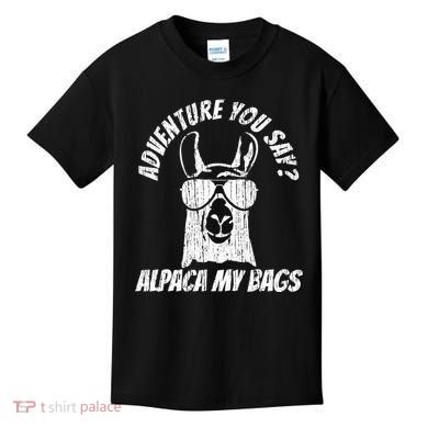 Adventure Alpaca My Bags Kids T-Shirt