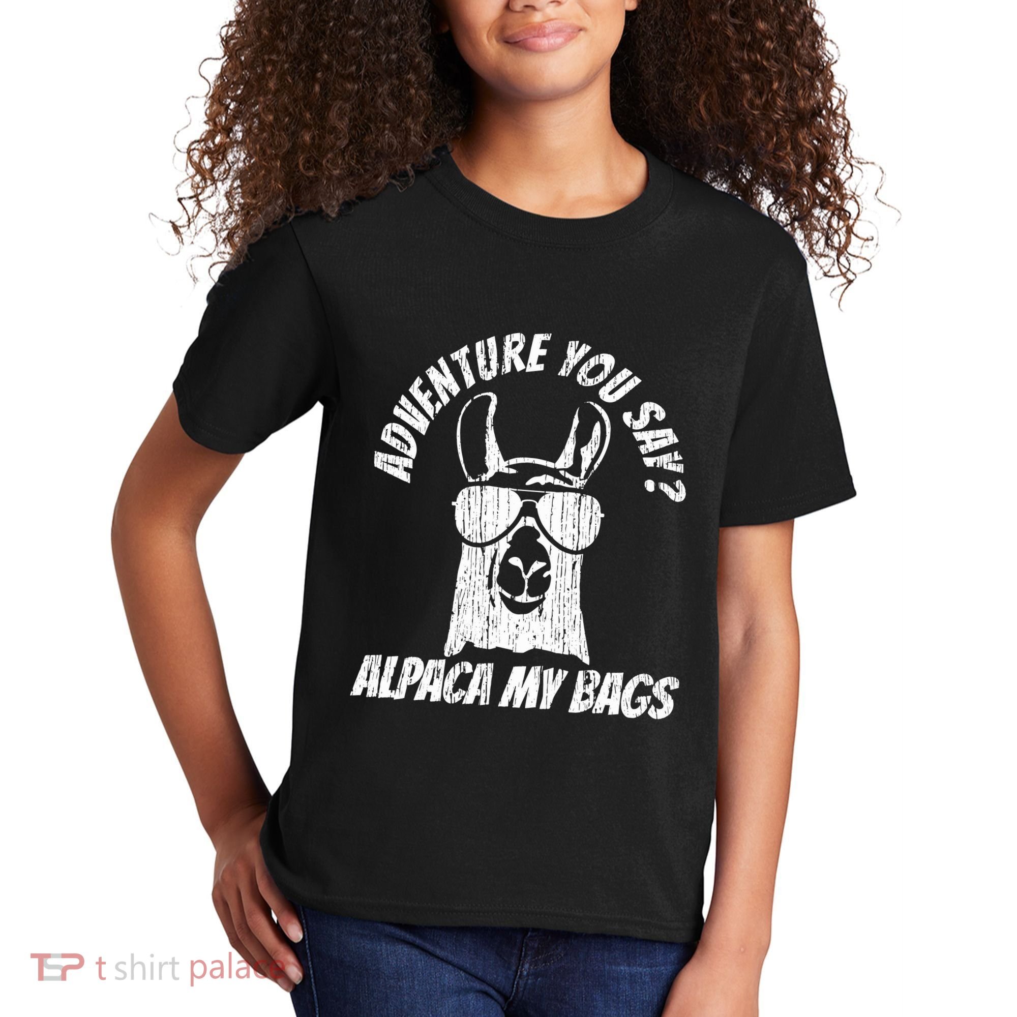 Adventure Alpaca My Bags Kids T-Shirt