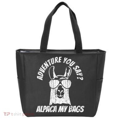 Adventure Alpaca My Bags Tote Bag