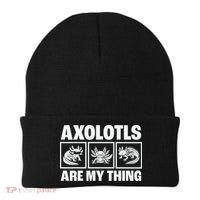Axolotls Are My Thing Funny  Axolotl Beanie thumb 0