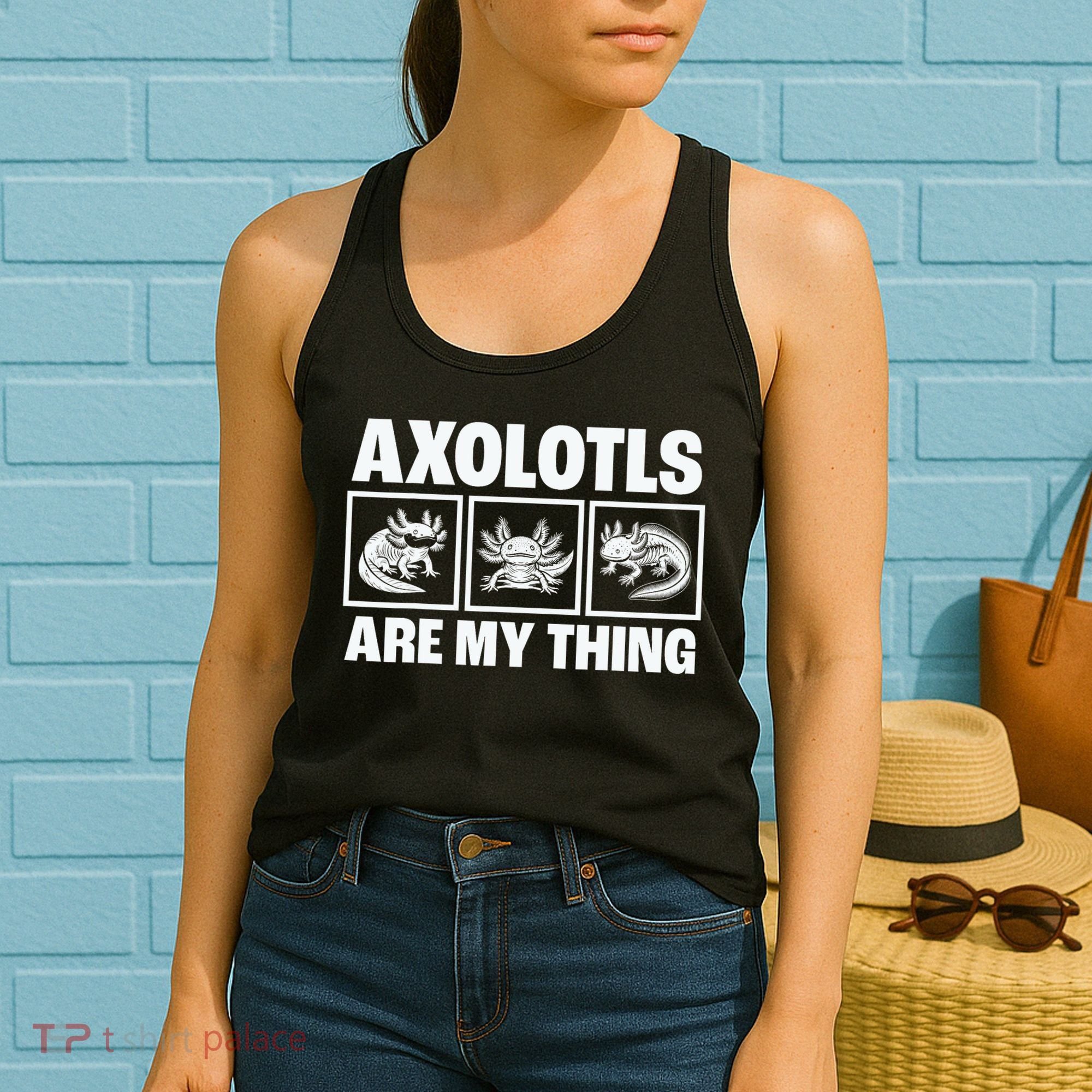 Axolotls Are My Thing Funny  Axolotl Women's Tank Top