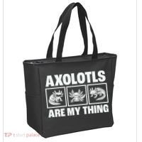 Axolotls Are My Thing Funny  Axolotl Tote Bag thumb 2