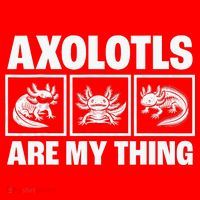 Axolotls Are My Thing Funny  Axolotl Santa Hat thumb 1