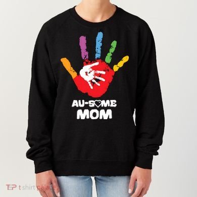Awesome Autism Mom Ausome Hand Women's Sweatshirt