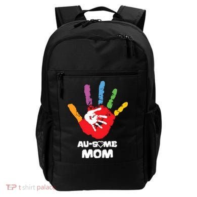 Awesome Autism Mom Ausome Hand Backpack