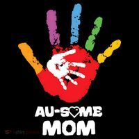 Awesome Autism Mom Ausome Hand Coaster thumb 2