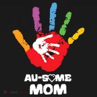 Awesome Autism Mom Ausome Hand Tote Bag thumb 4