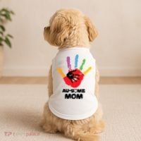 Awesome Autism Mom Ausome Hand Doggie Tank thumb 2