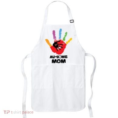 Awesome Autism Mom Ausome Hand Apron