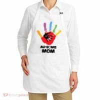 Awesome Autism Mom Ausome Hand Apron thumb 2