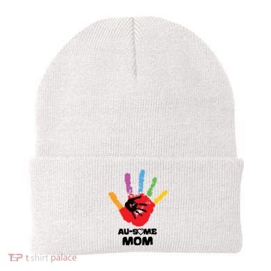 Awesome Autism Mom Ausome Hand Beanie