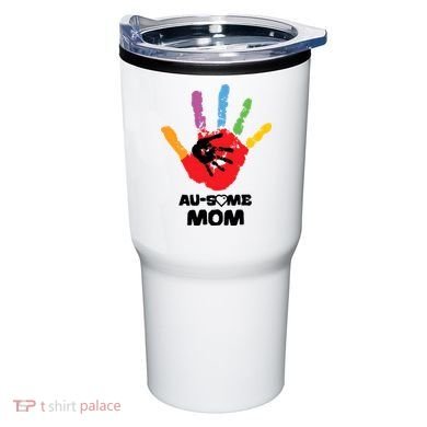 Awesome Autism Mom Ausome Hand Tumbler