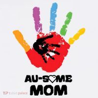 Awesome Autism Mom Ausome Hand Mousepad thumb 1