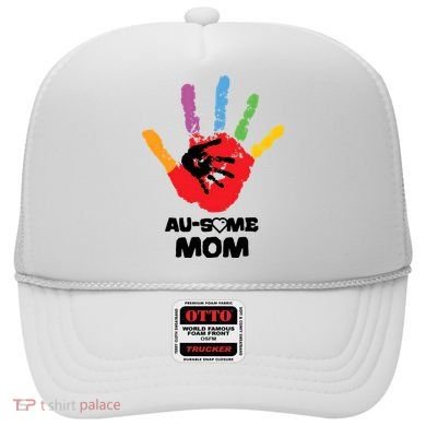 Awesome Autism Mom Ausome Hand Hat