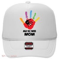 Awesome Autism Mom Ausome Hand Hat thumb 0