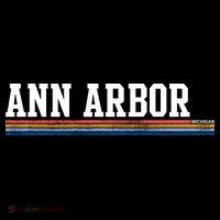 Ann Arbor Michigan Retro Logo USA-Made Doggie Bandana thumb 2