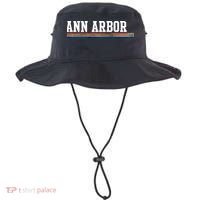 Ann Arbor Michigan Retro Logo Bucket Hat thumb 0