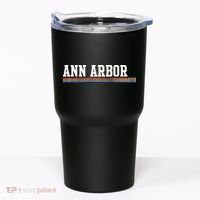 Ann Arbor Michigan Retro Logo Tumbler thumb 0