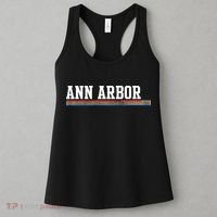 Ann Arbor Michigan Retro Logo Women's Tank Top thumb 3