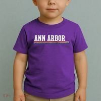 Ann Arbor Michigan Retro Logo Toddler T-Shirt thumb 2