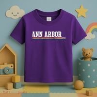 Ann Arbor Michigan Retro Logo Toddler T-Shirt thumb 3