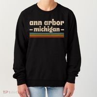 Ann Arbor Michigan Retro Women's Sweatshirt thumb 0