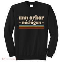 Ann Arbor Michigan Retro Sweatshirt thumb 0