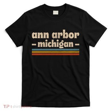 Ann Arbor Michigan Retro T-Shirt