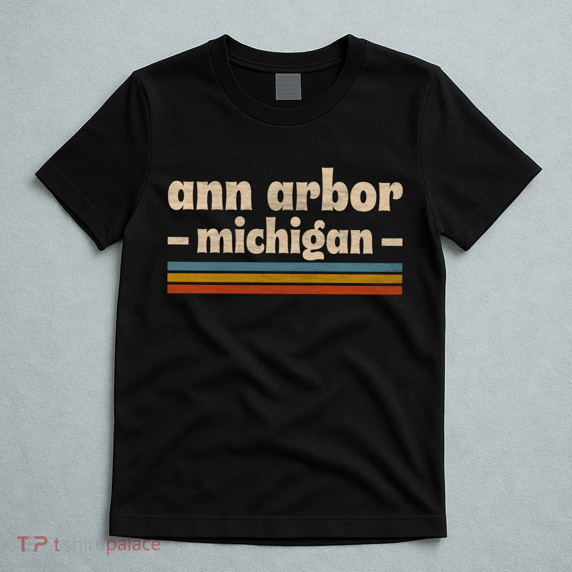 Ann Arbor Michigan Retro T-Shirt