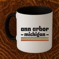 Ann Arbor Michigan Retro Coffee Mug thumb 2
