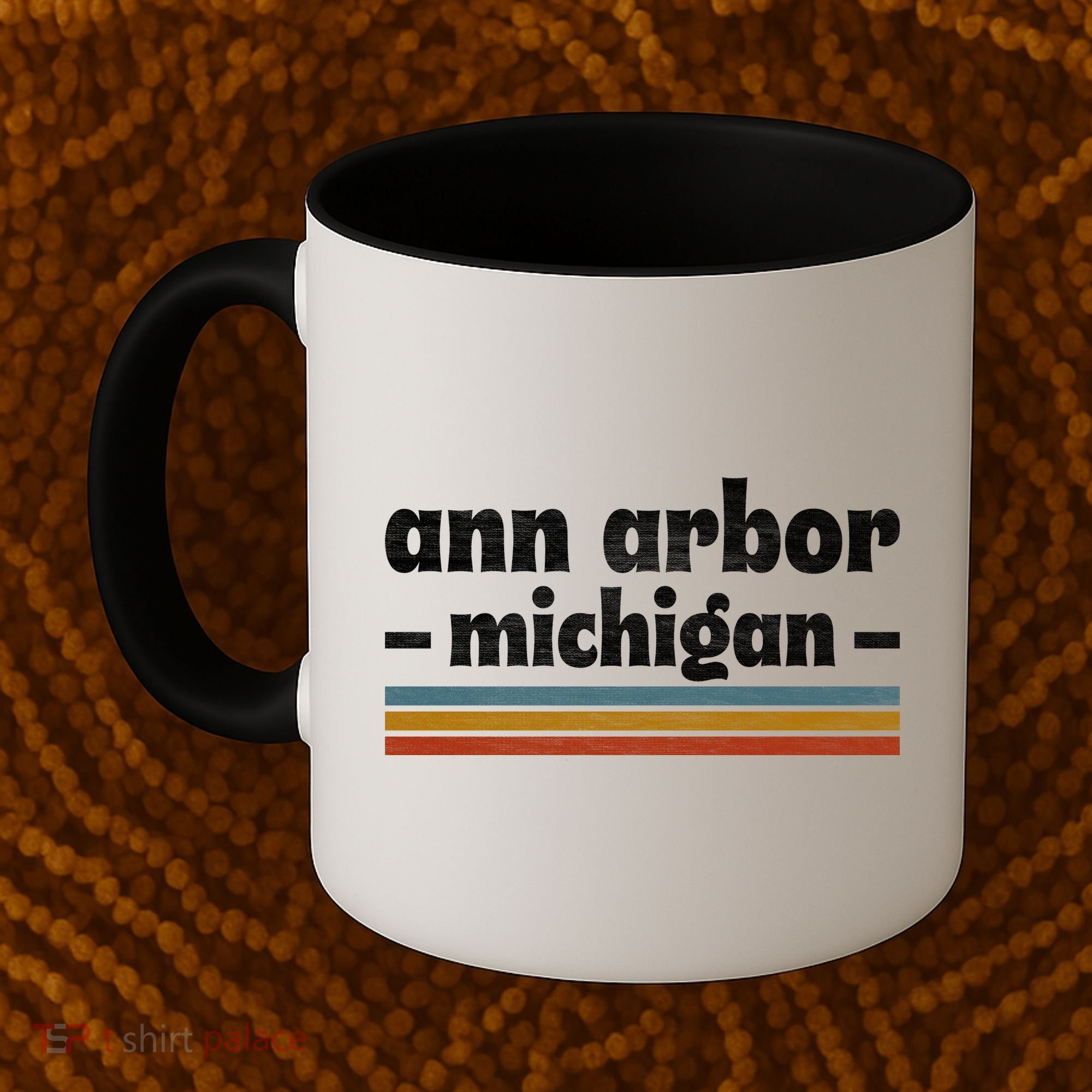 Ann Arbor Michigan Retro Coffee Mug