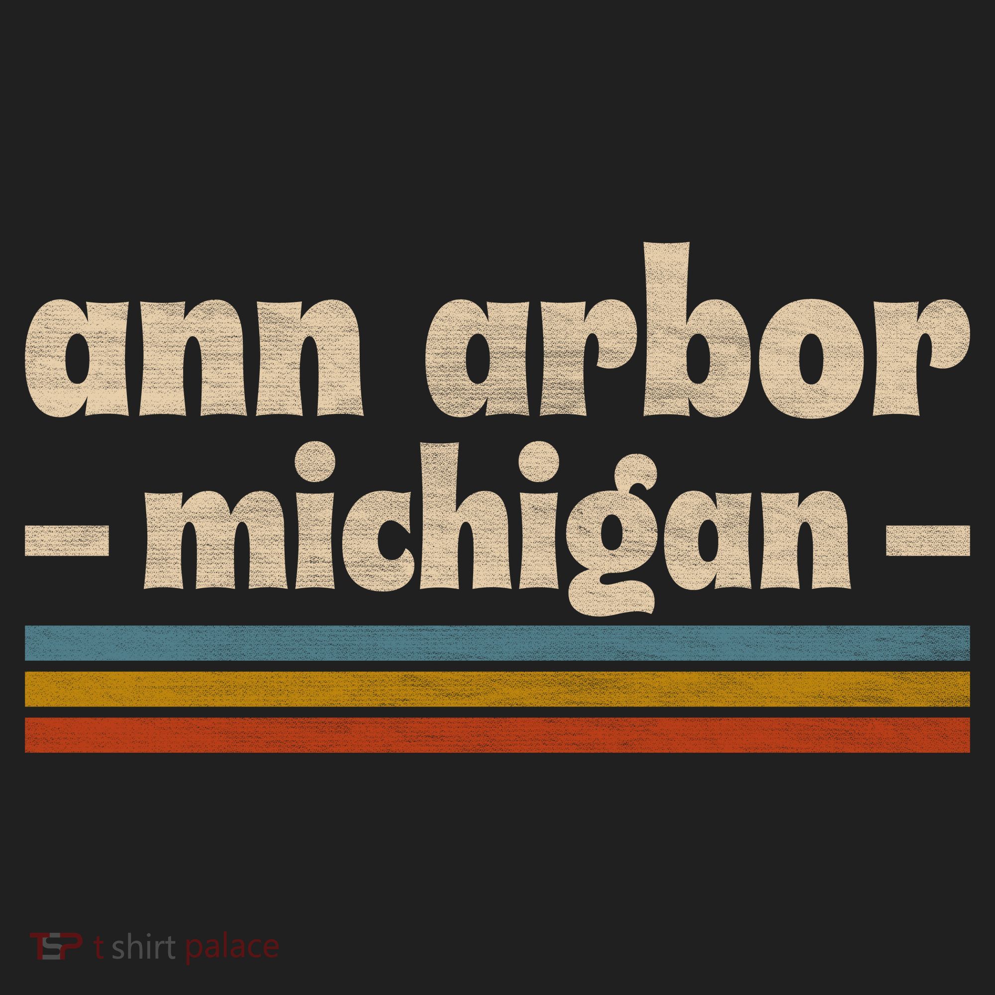 Ann Arbor Michigan Retro Beanie