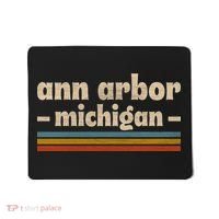 Ann Arbor Michigan Retro Mousepad thumb 0