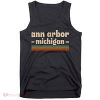 Ann Arbor Michigan Retro Tank Top thumb 0