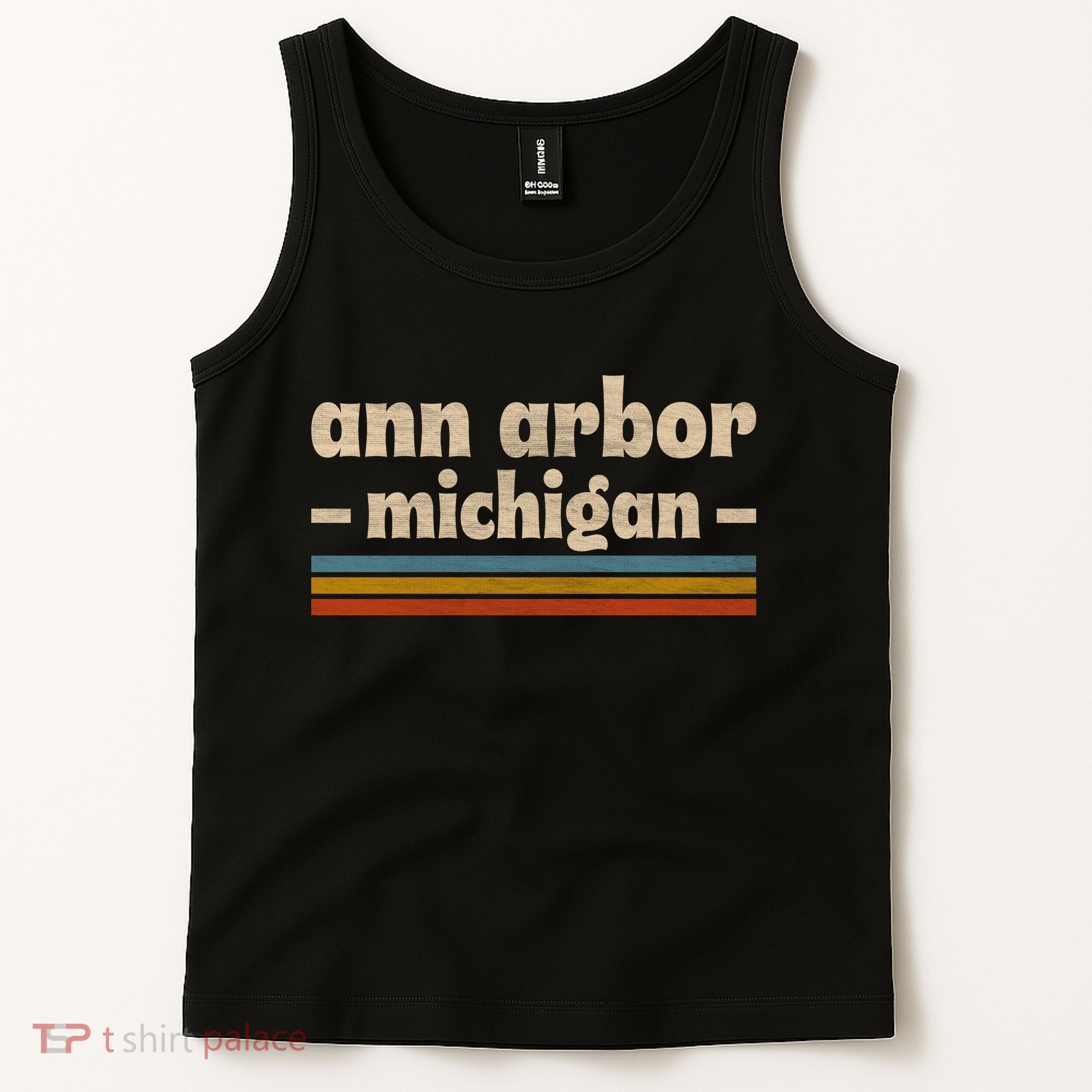 Ann Arbor Michigan Retro Tank Top