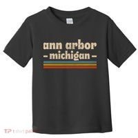 Ann Arbor Michigan Retro Toddler T-Shirt thumb 0