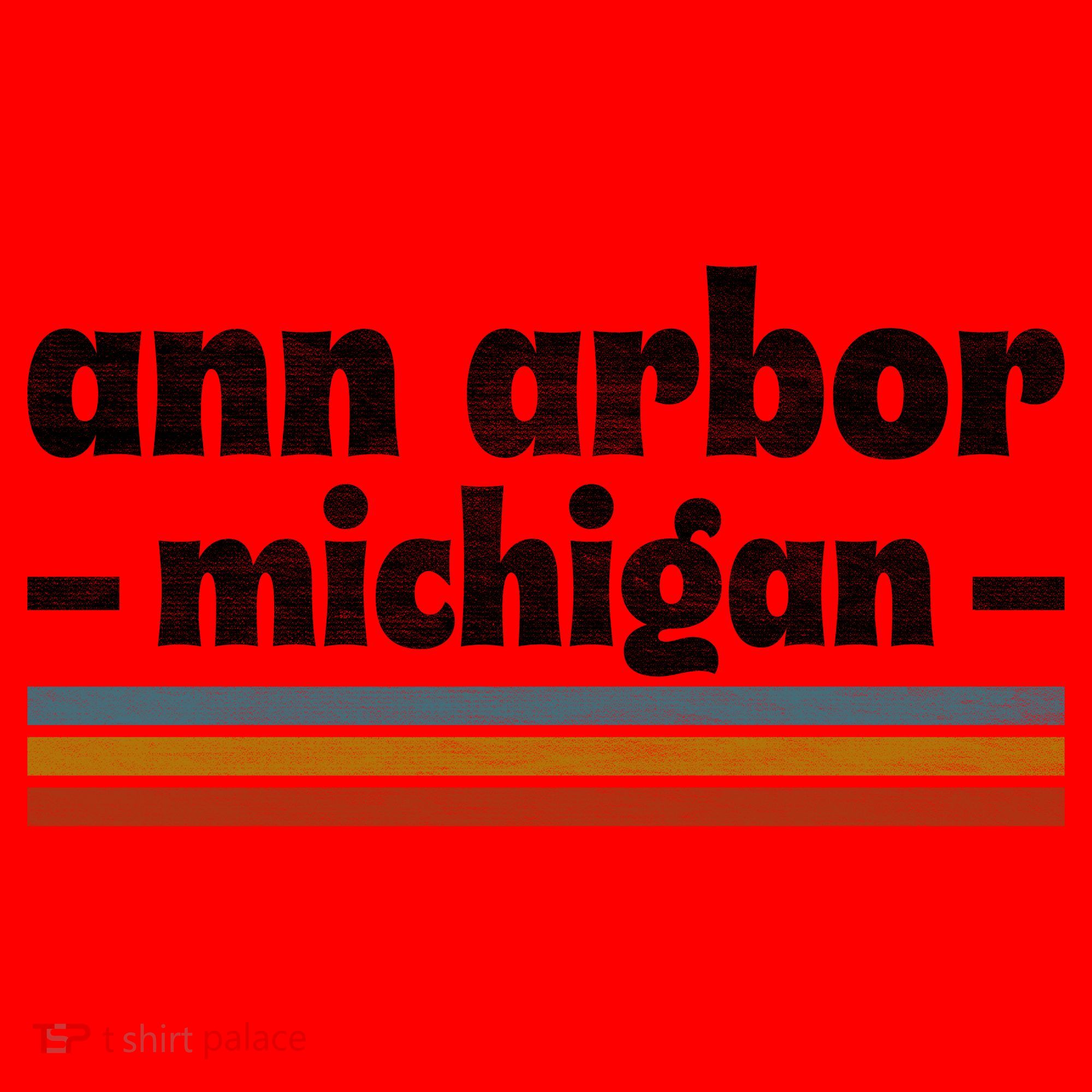 Ann Arbor Michigan Retro Santa Hat