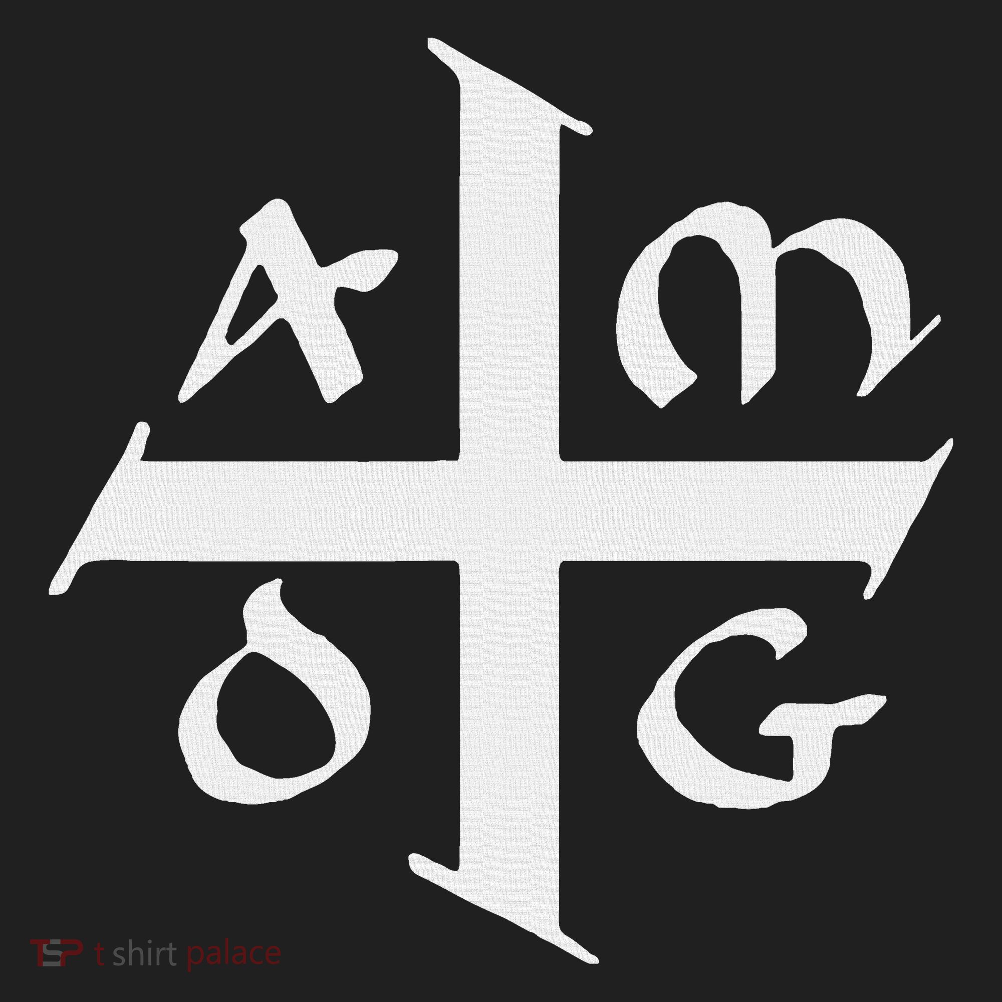 Amdg Ad Majorem Dei Gloriam Big Jesuit Cross Golf Towel