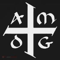 Amdg Ad Majorem Dei Gloriam Big Jesuit Cross Tote Bag thumb 4