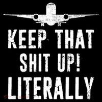 Aircraft Airplane Mechanic Gift Keep That Shit Up Gift Women's Hoodie thumb 2