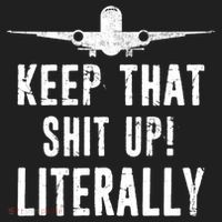 Aircraft Airplane Mechanic Gift Keep That Shit Up Gift Hat thumb 2